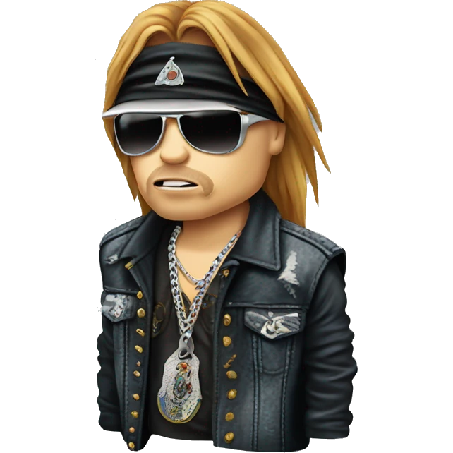 Axl rose from Guns n roses emoji