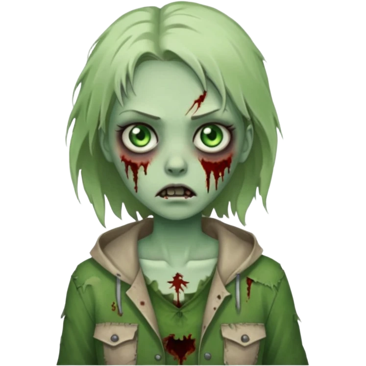 zombie girl emoji