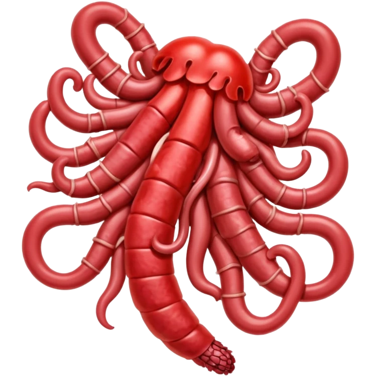 Bloody pile of intestines and organs emoji