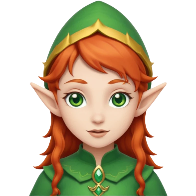 Redhead elf emoji