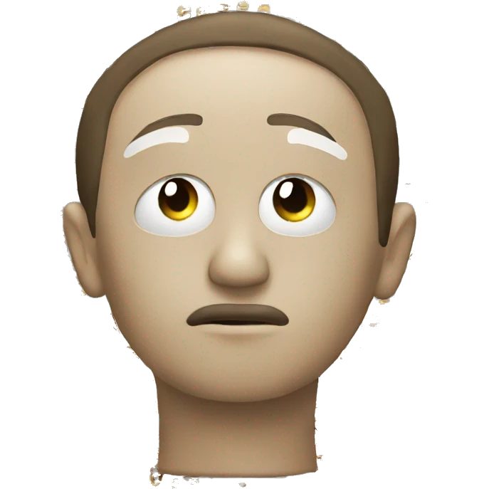 Thinking face with monoculos emoji