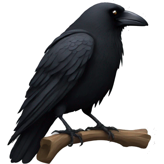 the crow emoji