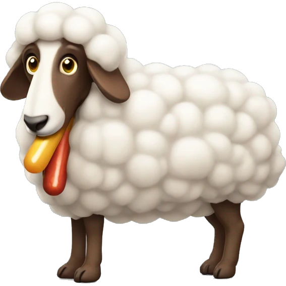 hotdog sheep  emoji