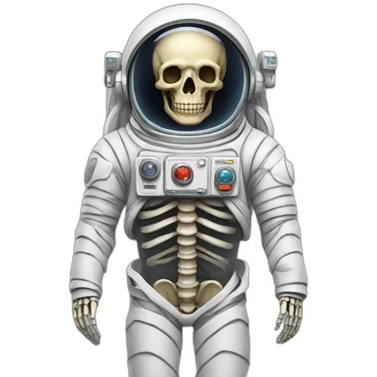 skeleton astronaut emoji