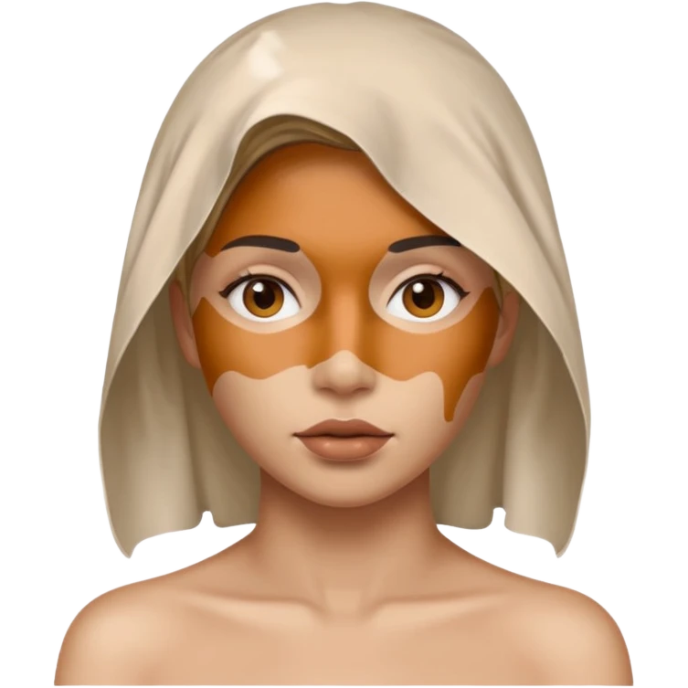 A naked women but her face is coverd emoji