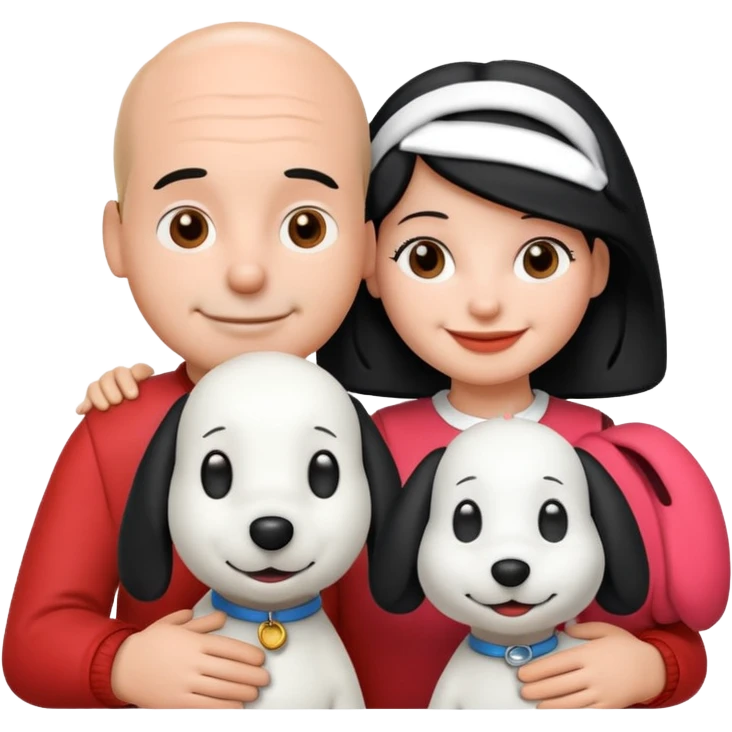 Snoopy y Fifi emoji