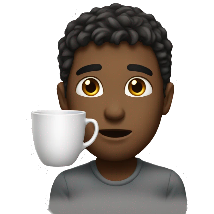 I CANT PUT DOWN THE CUP emoji