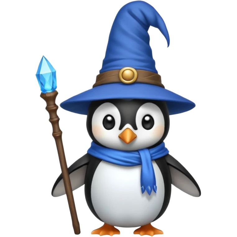 Penguin Wizard emoji