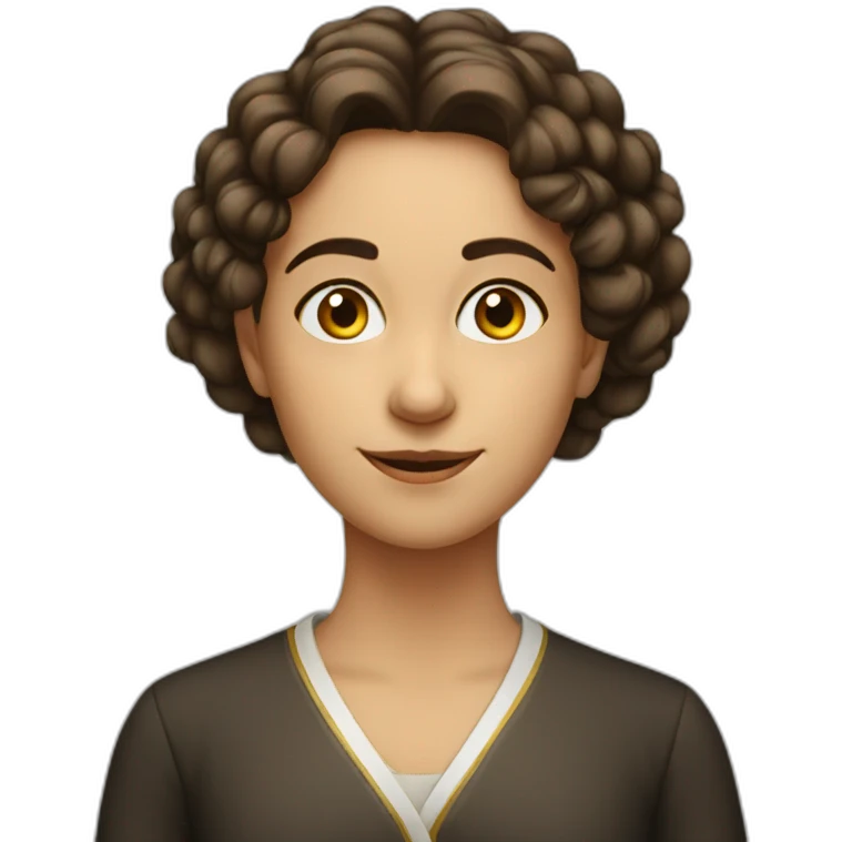 wise young jewish female emoji