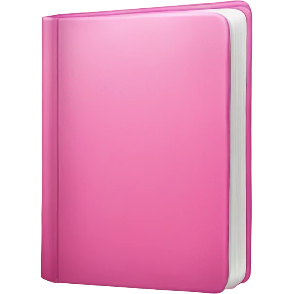 Pink book emoji