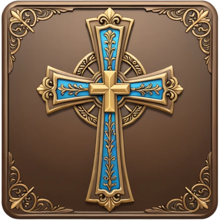 cross with a bible verse emoji