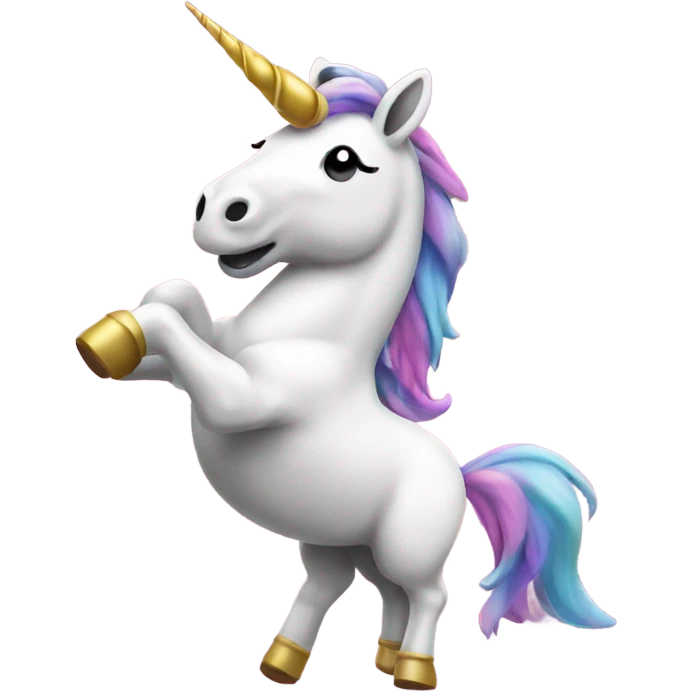 unicorn dab emoji