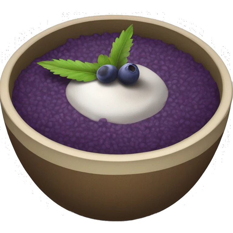 açaí bowl  emoji