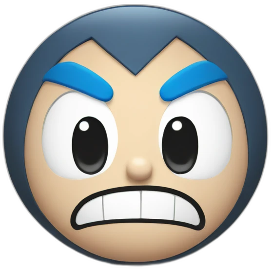 angry doraemon emoji