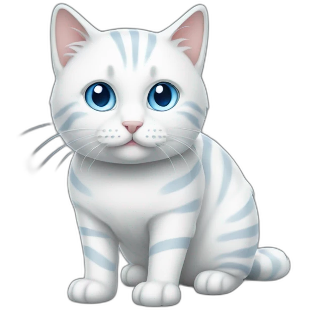 white-cat-with-stripes-full-body-blue-eyes emoji