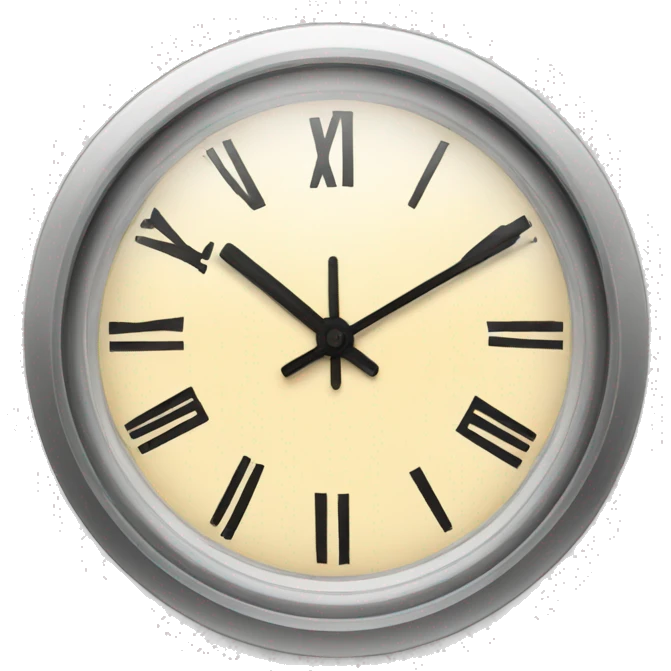 clock showing 12 pm emoji
