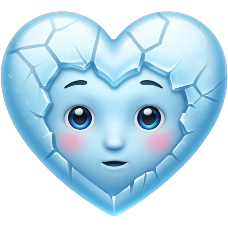 winter cold heart emoji