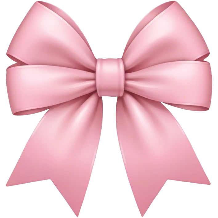 Light pink bow emoji