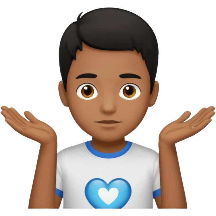 Brown boy black hair emoji emoji