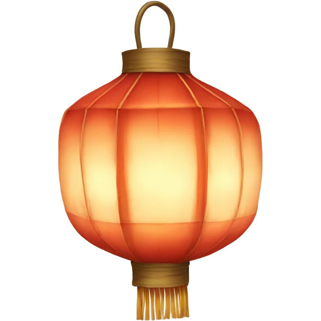 Chinese lantern emoji