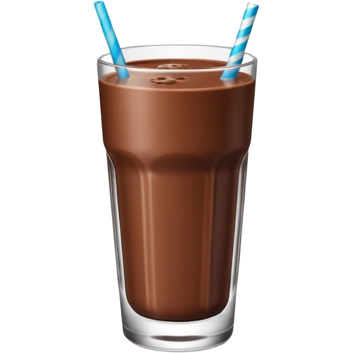 chocolate smoothie show emoji