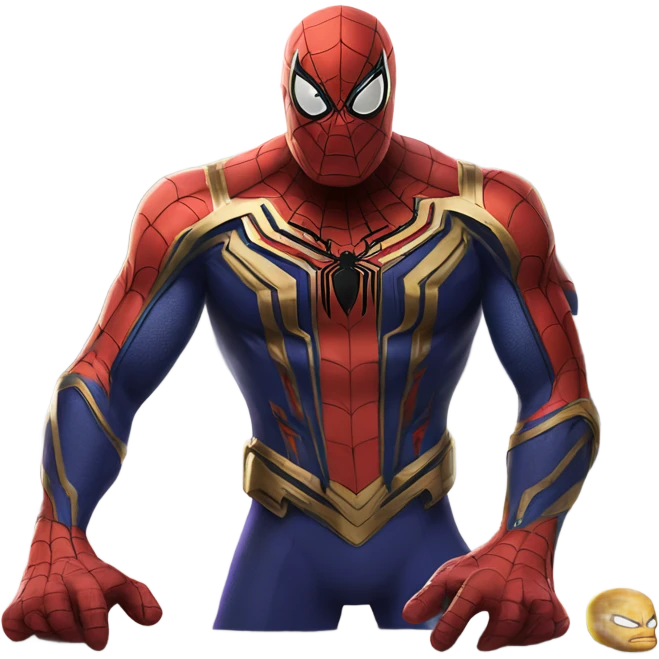 Spider-man With Thanos emoji