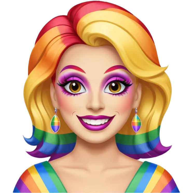 drag queen pride emoji