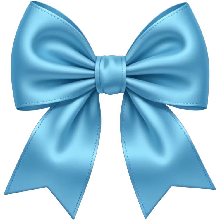 Light blue bow emoji