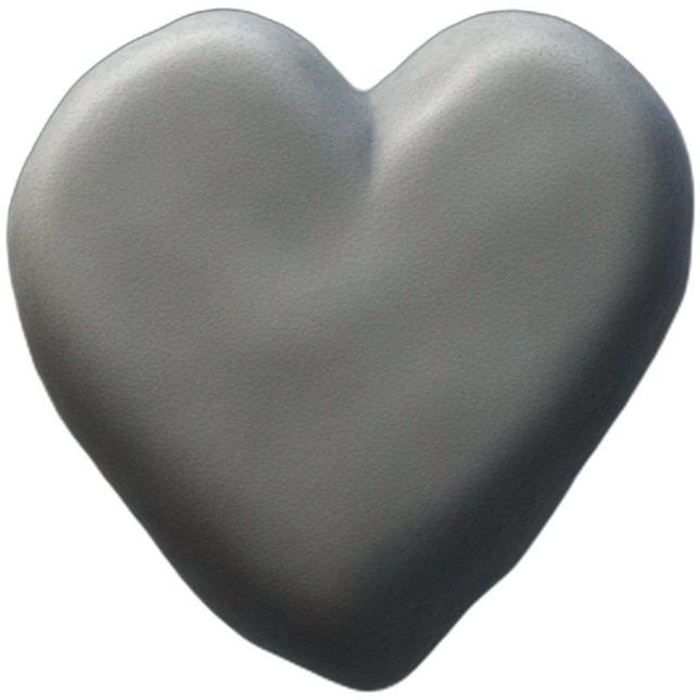 Heart rock emoji