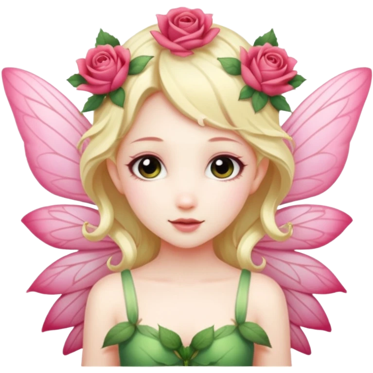 Rose wings,Flower Fairies. emoji