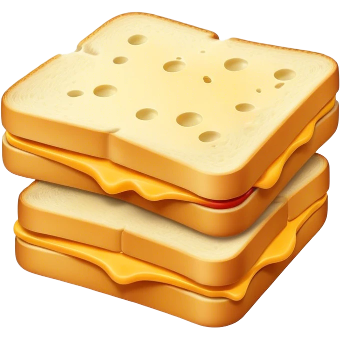 Plain cheese sandwich emoji