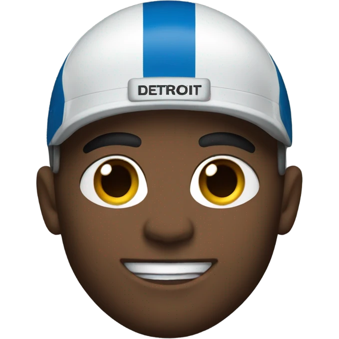 Detroit lion football player  emoji