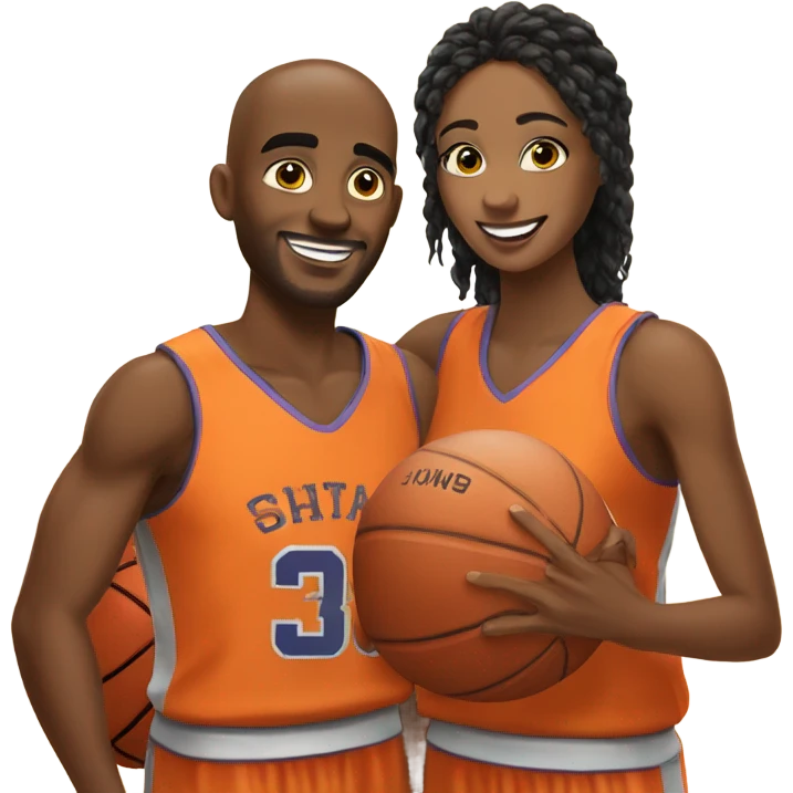 Basketball couple  emoji