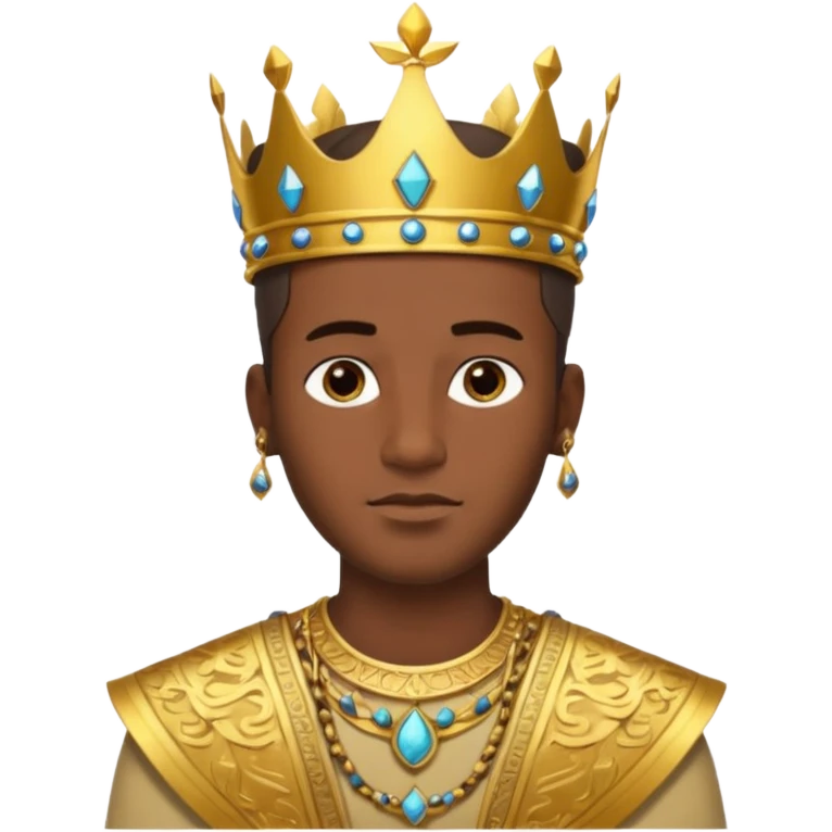 farao in egypt man without earring emoji