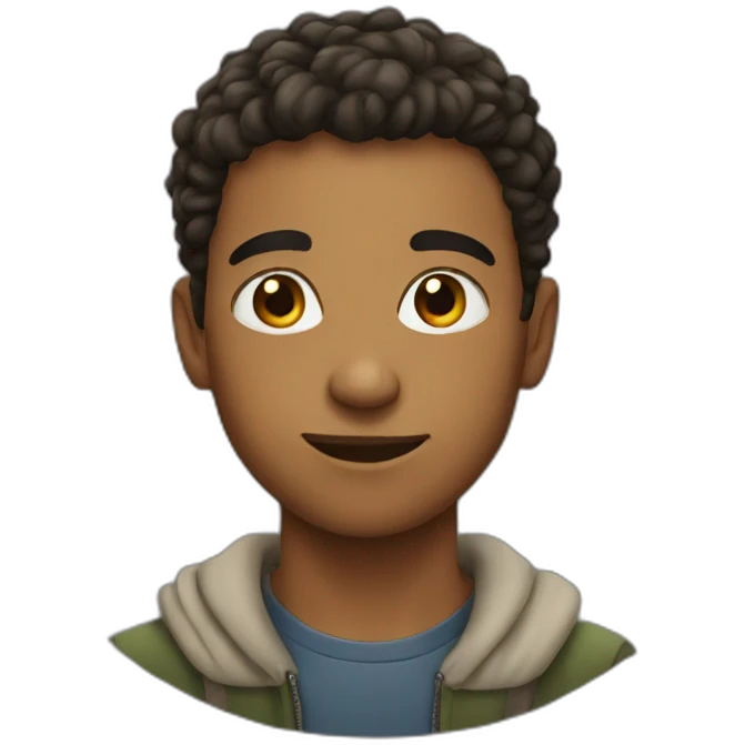 young guy emoji