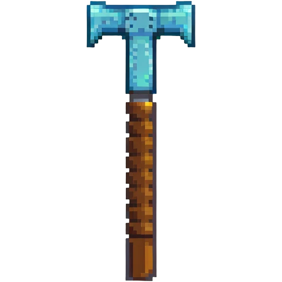Minecraft pickaxe tool emoji