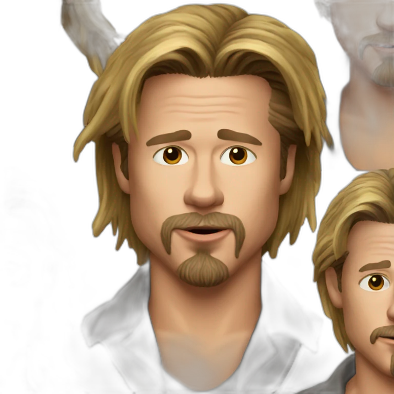brad pitt frank harris emoji