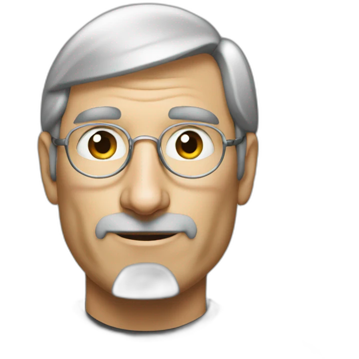 Steve Jobs pensando  emoji