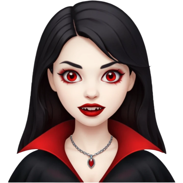 Vampire girl emoji