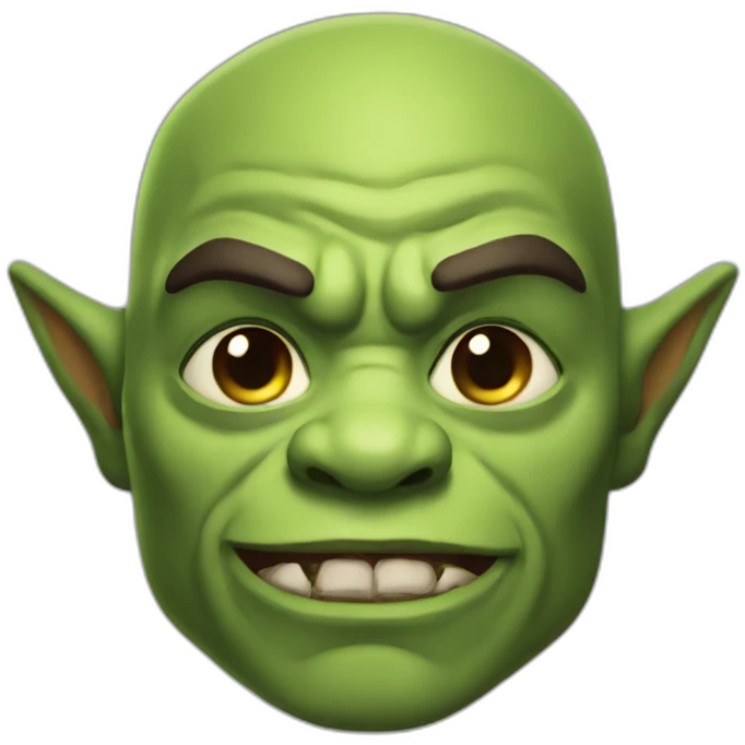 Cute orc emoji