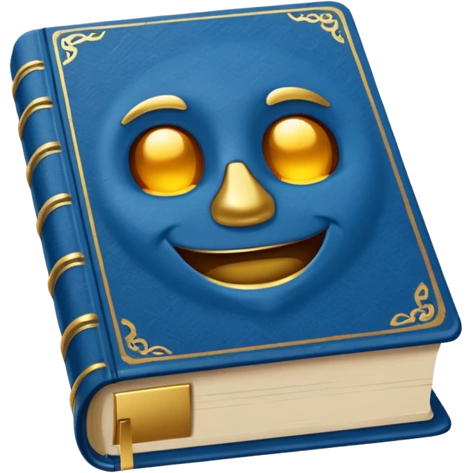 Book Blue emoji