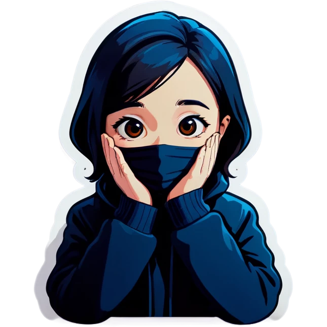 Someone shy emoji