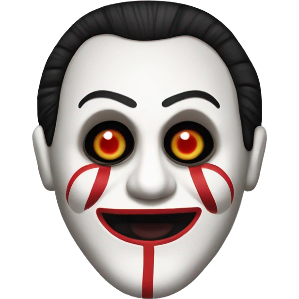 billy the puppet black eyes emoji