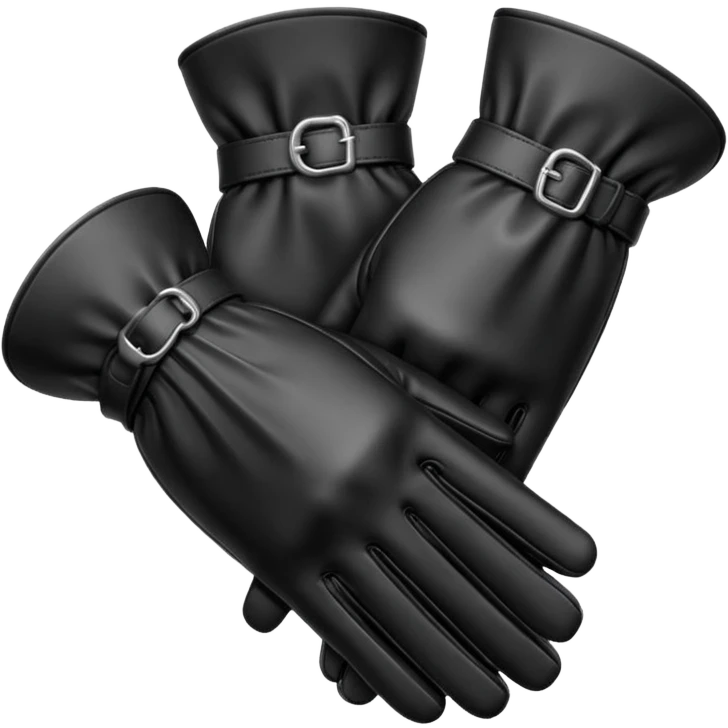 Black gloves  emoji