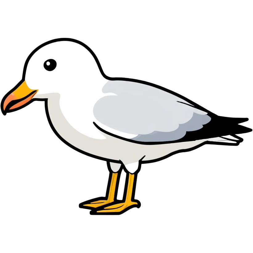 Seagull emoji