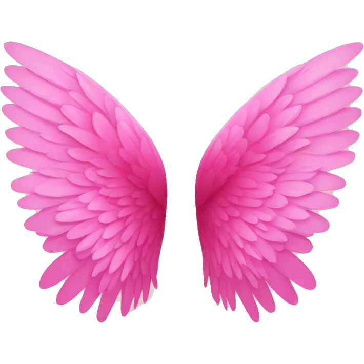 pink wings emoji