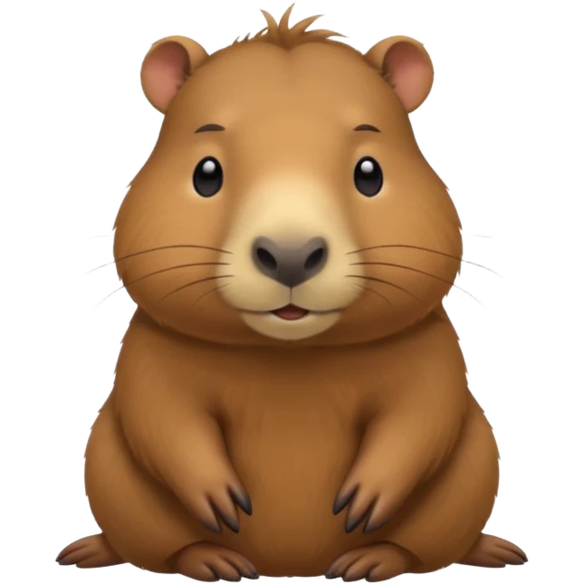 Capybara emoji