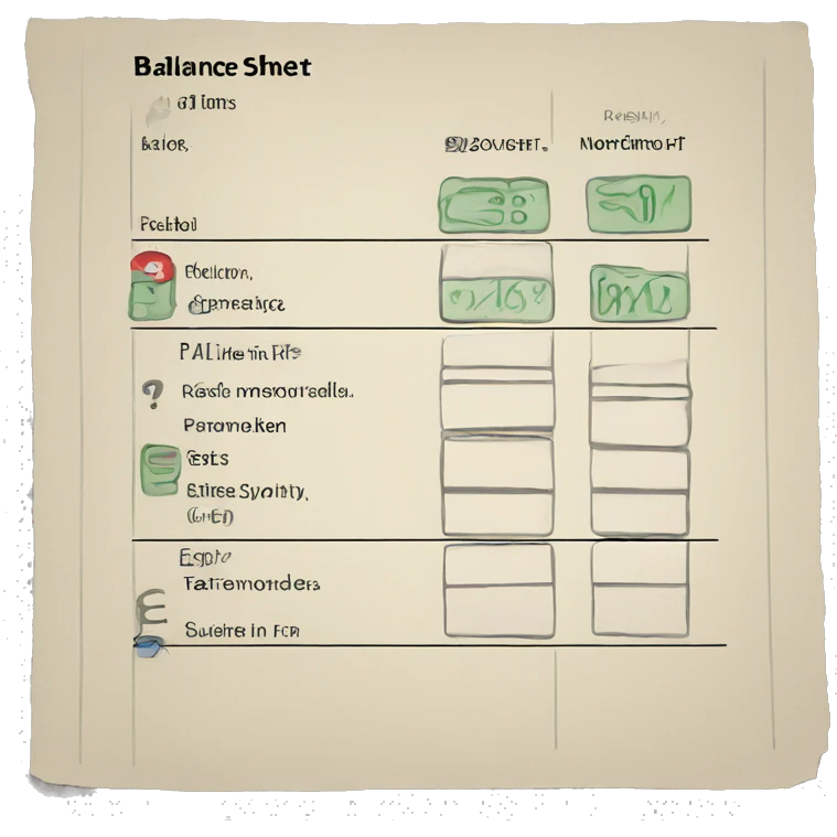 balance sheet emoji