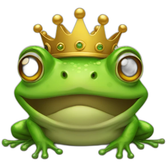 frog king emoji