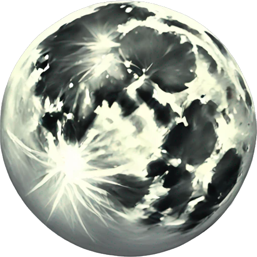 Full moon emoji